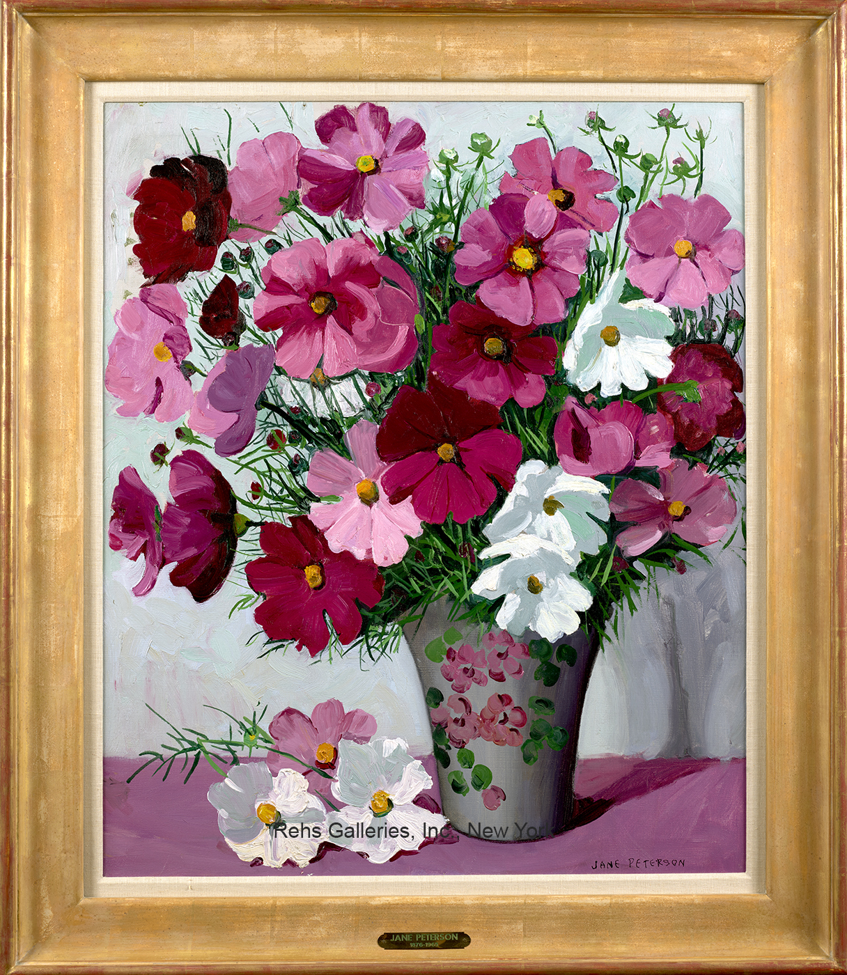 Still Life of Cosmos - Jane Peterson - Rehs Galleries