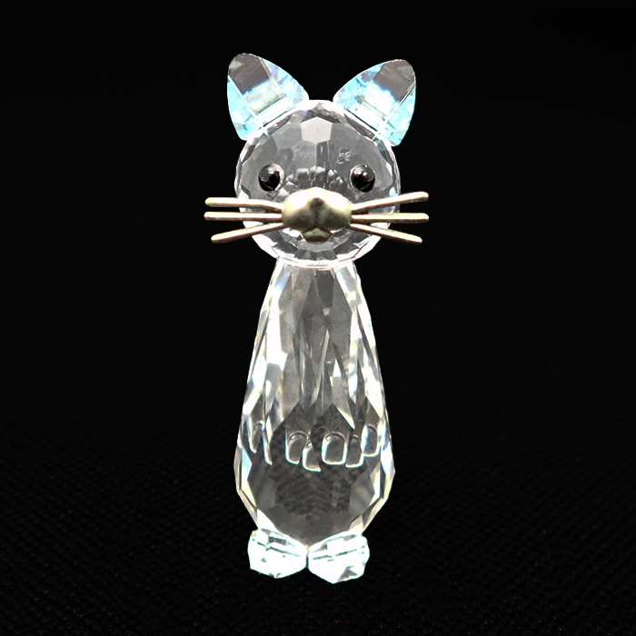 スワロフスキー(SWAROVSKI) レプリカネコ 箱付き ガラス 置物｜Reizm