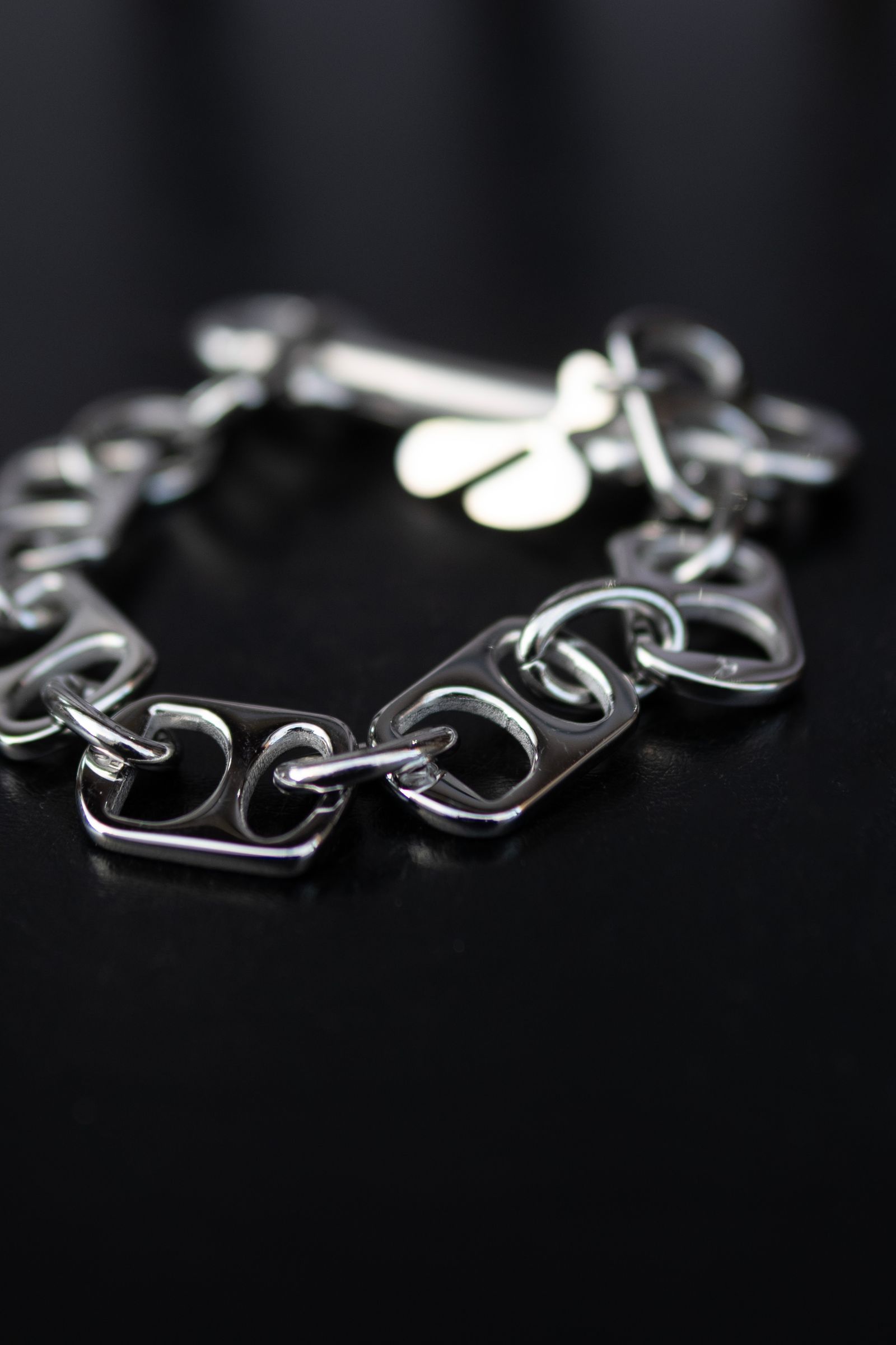 HIDAKA - PULL TAB BRACELET / SILVER | Retikle Online Store