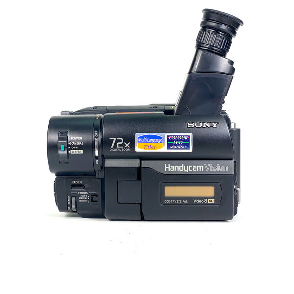 Sony Handycam CCD-TRV27E PAL Video 8 XR Camcorder – Retro Camera Shop