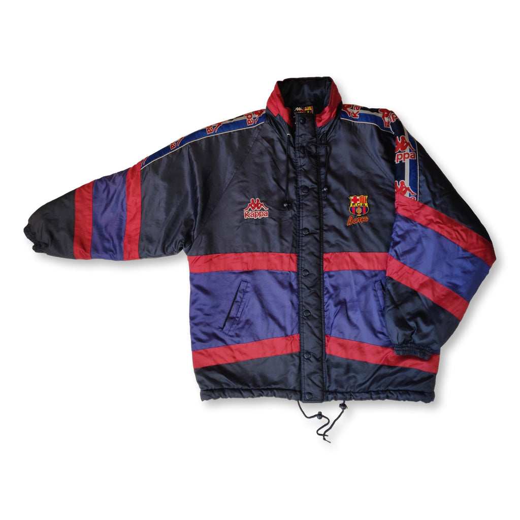 1995-97 navy FC Barcelona Kappa winter coat | retroiscooler
