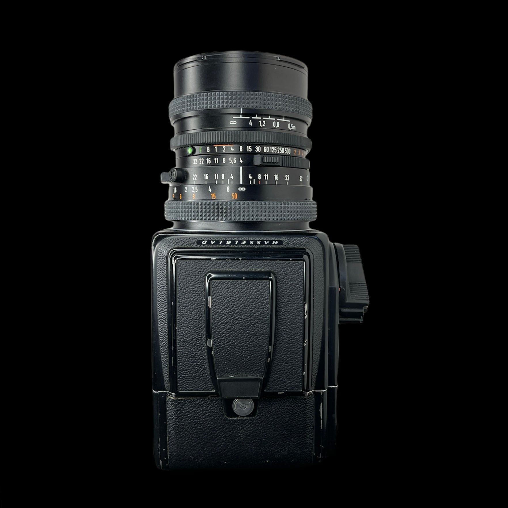 Hasselblad 500c/m Black w/ 50mm Distagon CF FLE A12 Back B