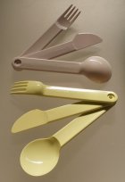 TUPPERWARE タッパーウェア フォーク、ナイフ＆スプーン3pcセット