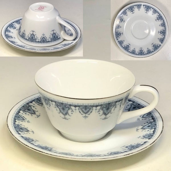 ノリタケDANUBEダニューブカップ＆ソーサー : 昭和レトロ食器