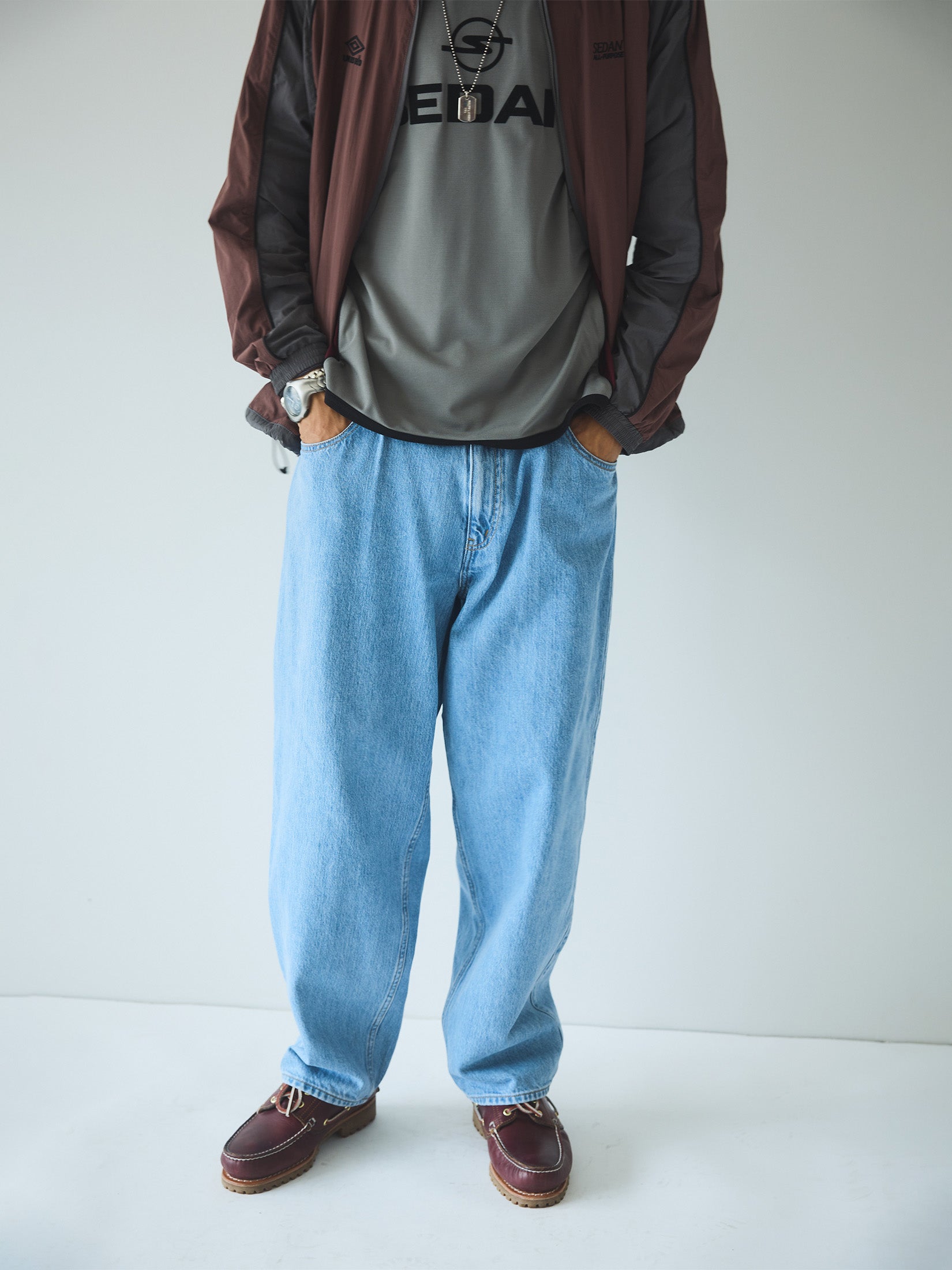 SEDAN ALL-PURPOSE Oval Logo Denim Pant