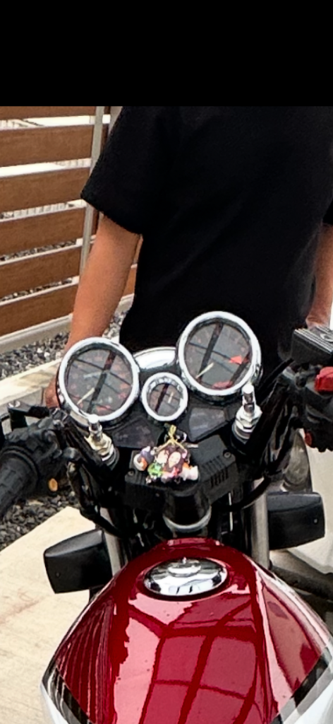 CBX400F NC07 CBX550F GS400 Z400FX PC用 メッキ メーターリング