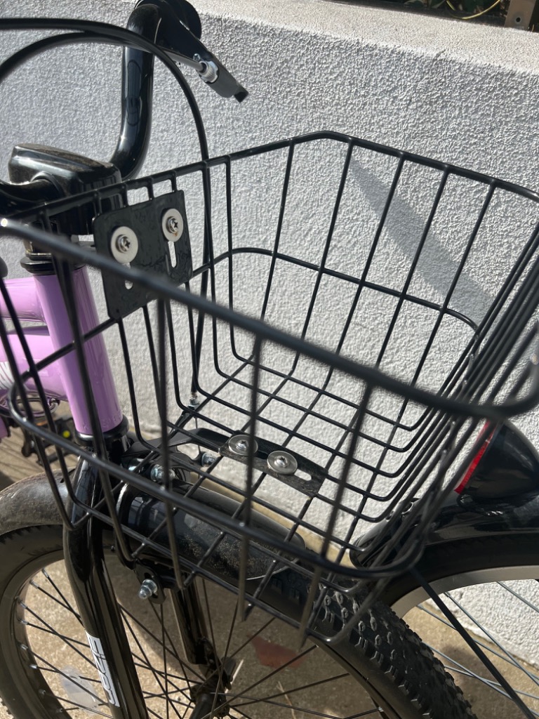 子供自転車用スチール 前かご フロントバスケット 取り付けネジセット