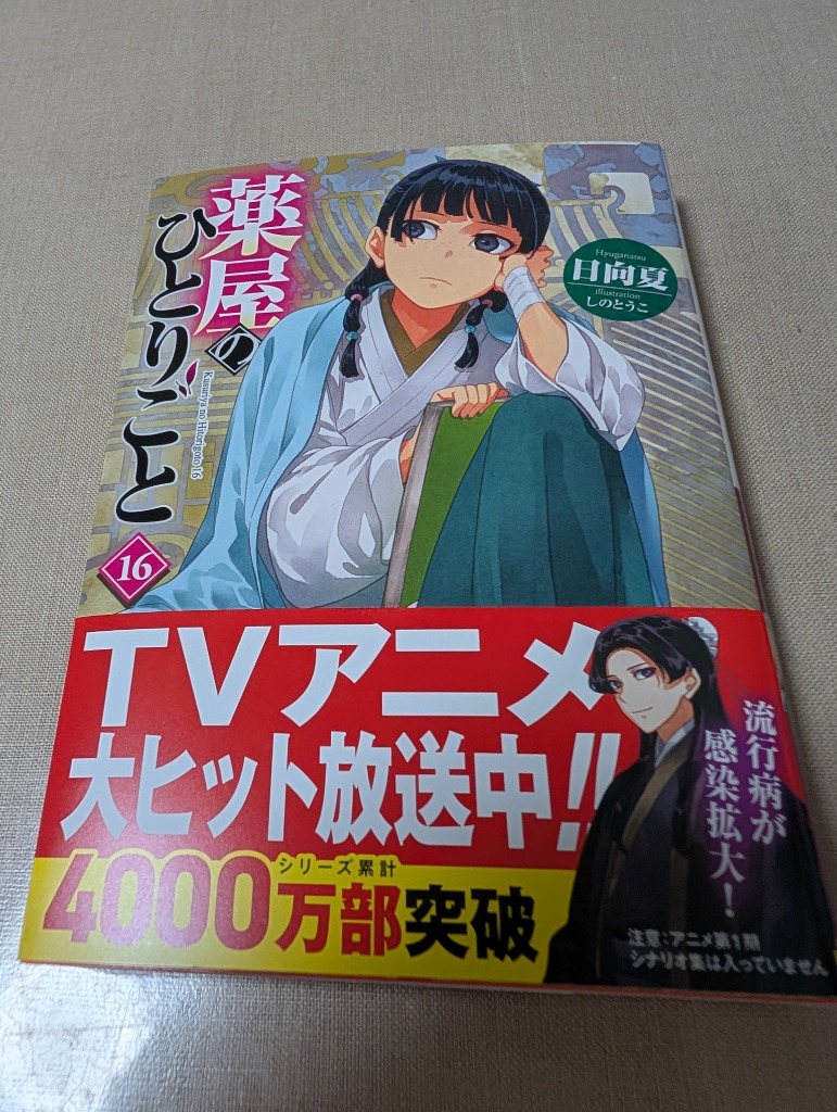 薬屋のひとりごと 16 （ヒーロー文庫） 日向夏／〔著〕 ティーンズ