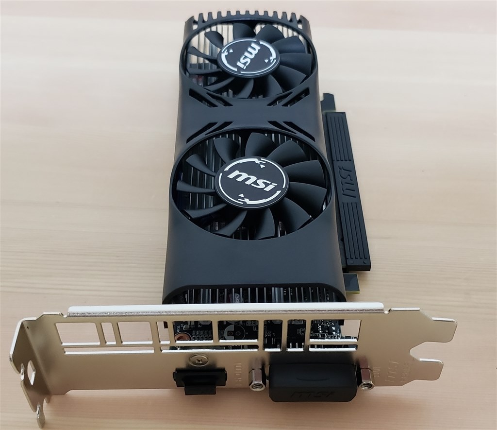 ロープロなのになぜDVI？』 MSI GeForce GTX 1650 4GT LP [PCIExp 4GB