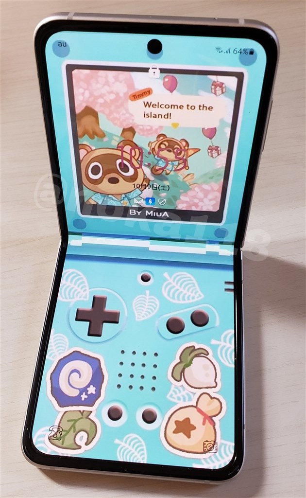 画質が良い！サブ画面最高！』 サムスン Galaxy Z Flip3 5G SCG12 au