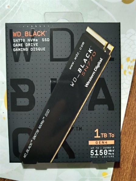 Sandisk WD_Black SN770 NVMe WDS100T3X0E レビュー評価・評判 - 価格.com