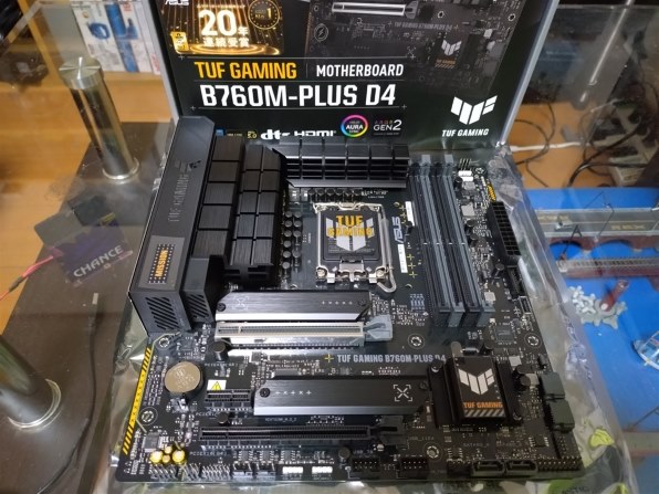 TUF GAMING B760M-PLUS D4 ※破損箇所あり マザーボード ASUS TUF