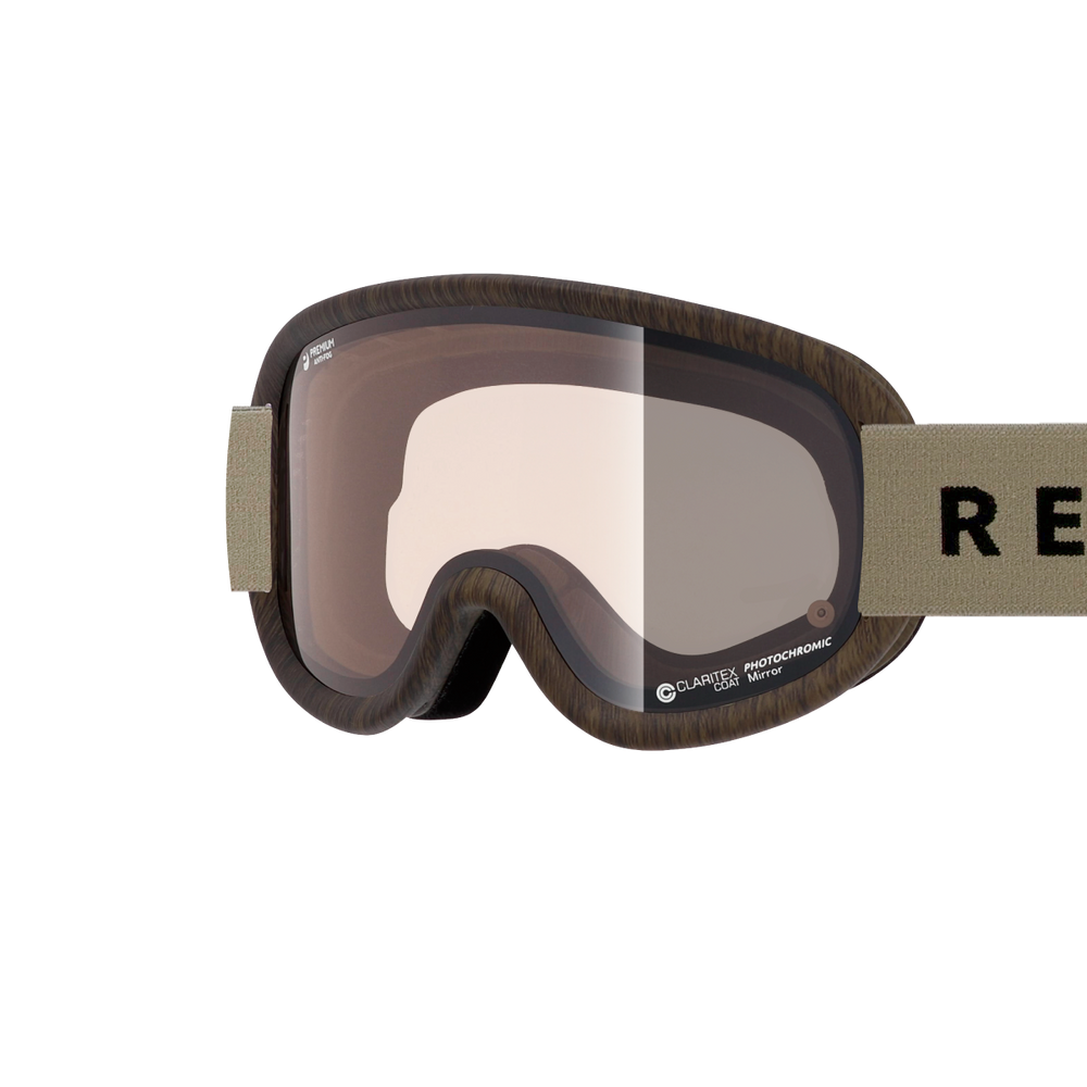 スノーボードゴーグル | SUPER LIGHT FRAME Green Timber – REVOLT