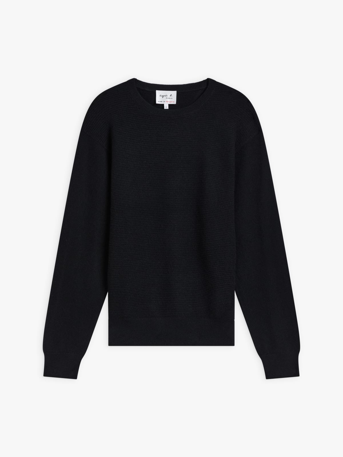 black cashmere jersey Ab sweater