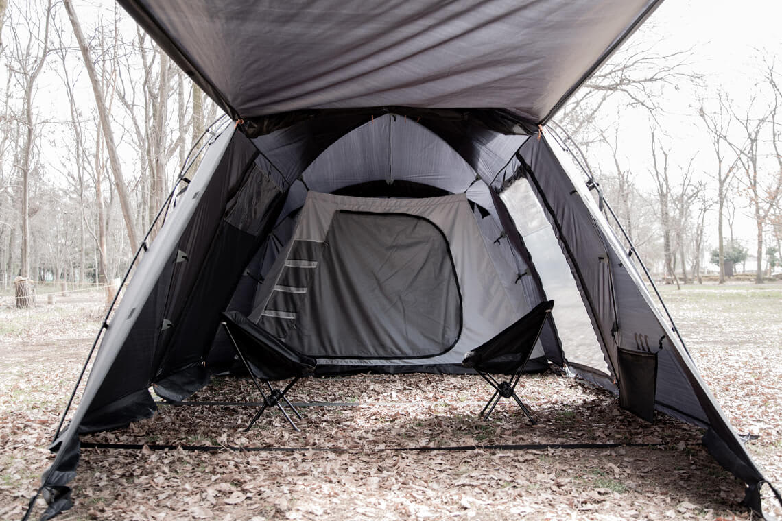 ZIZ TENT SHELTER BLACK｜ZIZ TENT SHELTER BLACK｜muraco ｜ muraco