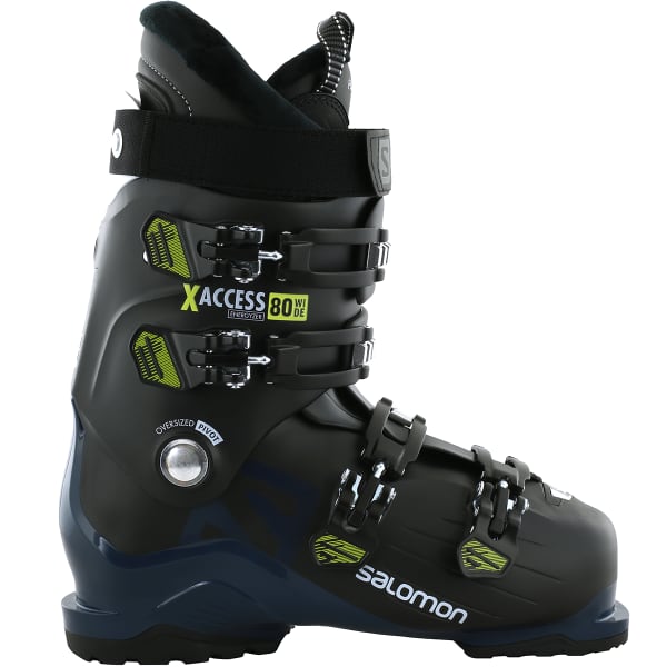 SALOMON X ACCESS 80 WIDE BLACK PETROL - Skischuhe