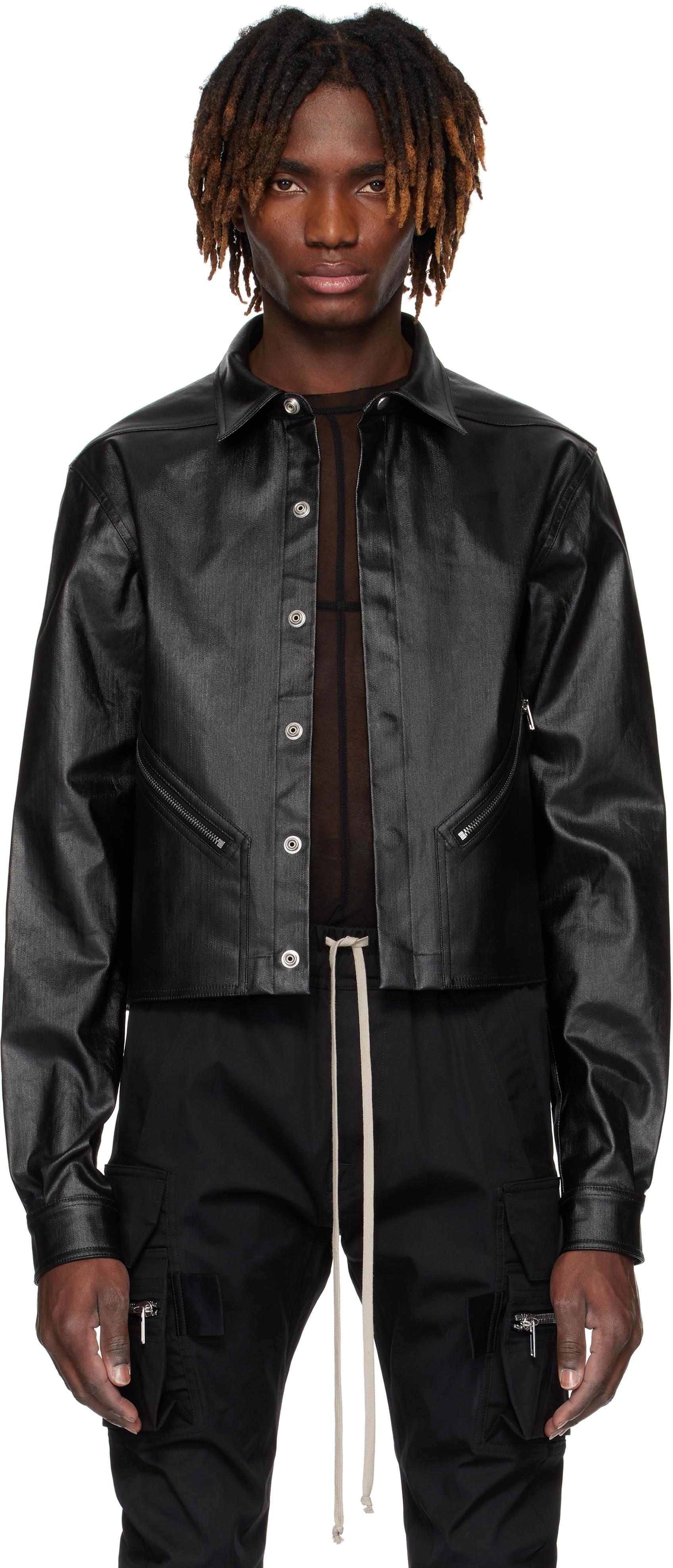 Shop Black Hollywood Tour Alice Denim Jacket on Sale at