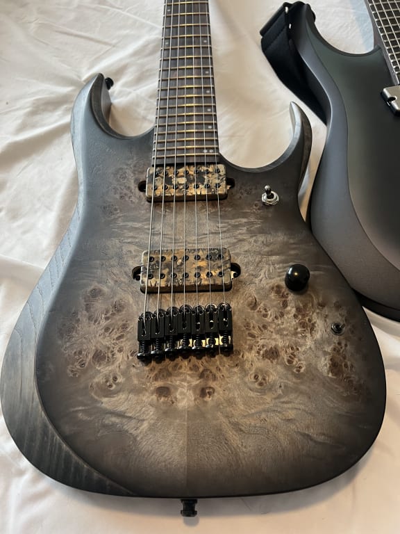 Ibanez RGD71ALPA 7-String Electric Guitar Charcoal Black Matte