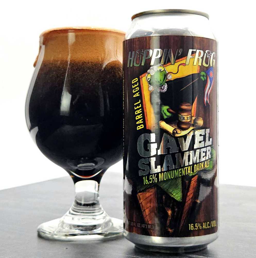 Barrel Aged Gavel Slammer - Hoppin' Frog Brewery