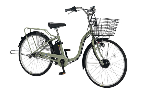 電動アシスト自転車 シルバー 前カゴ付き 楽天市場】電動アシスト