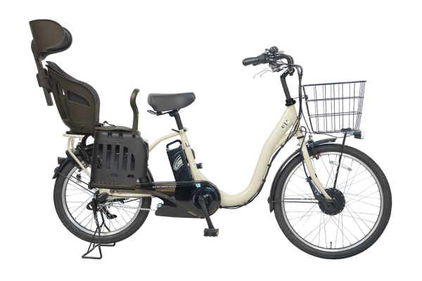 ヘッドレスト付チャイルドシート搭載TDH-408L PELTECH 子供乗せ自転車