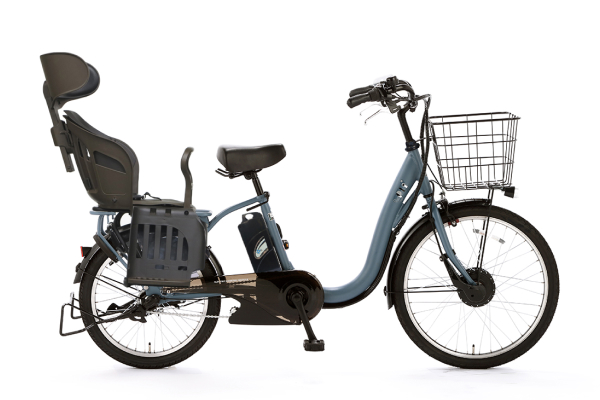 ヘッドレスト付チャイルドシート搭載TDH-408L PELTECH 子供乗せ自転車