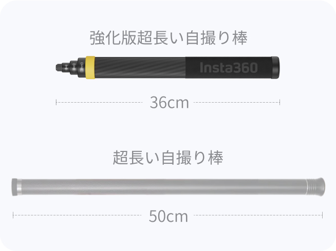 超長い自撮り棒を購入 - 超長い自撮り- Insta360