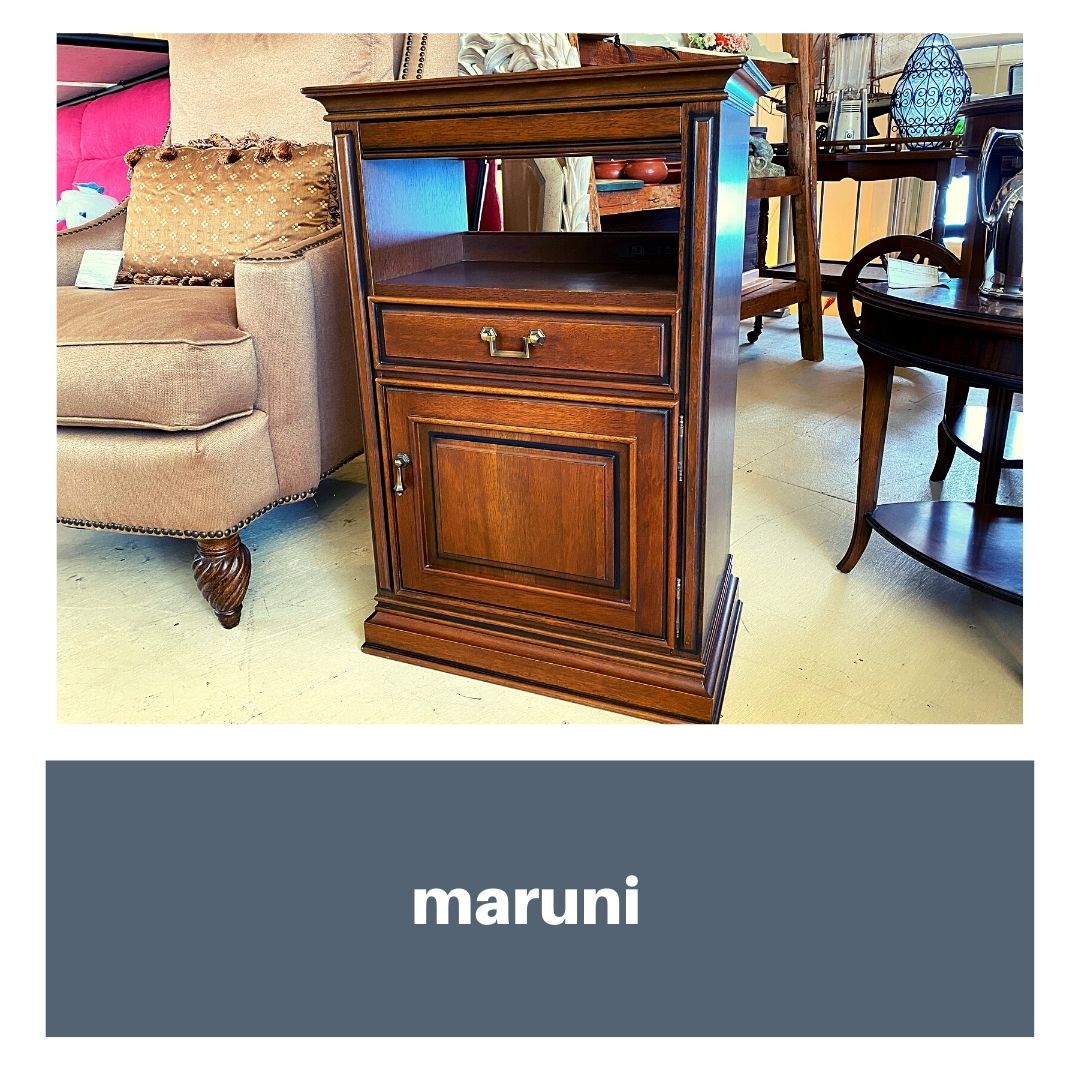 maruni マルニ 電話台 花台 木製 収納家具 キャビネット チェスト