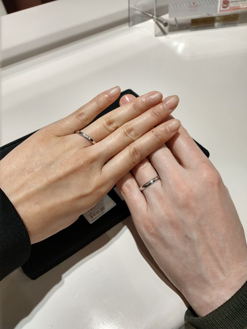 シンプルで普段使いしやすい 私の石を増やしたい。や、彼のマット加工