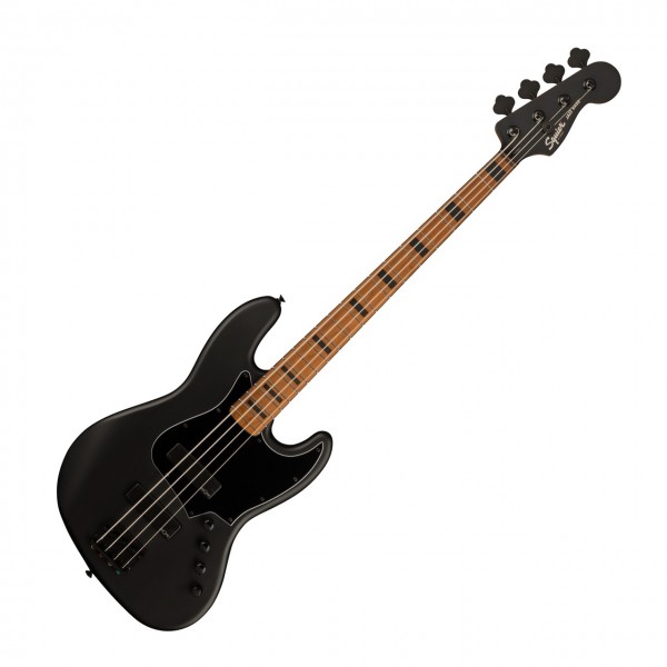 Squier FSR Contemporary Active Jazz Bass HH, Flat Black at Gear4music