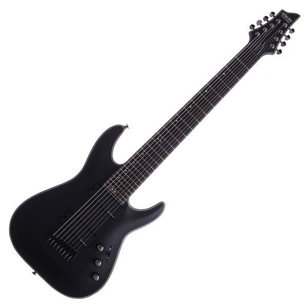 Schecter Blackjack SLS C-8 A Electric Guitar, Satin Black at