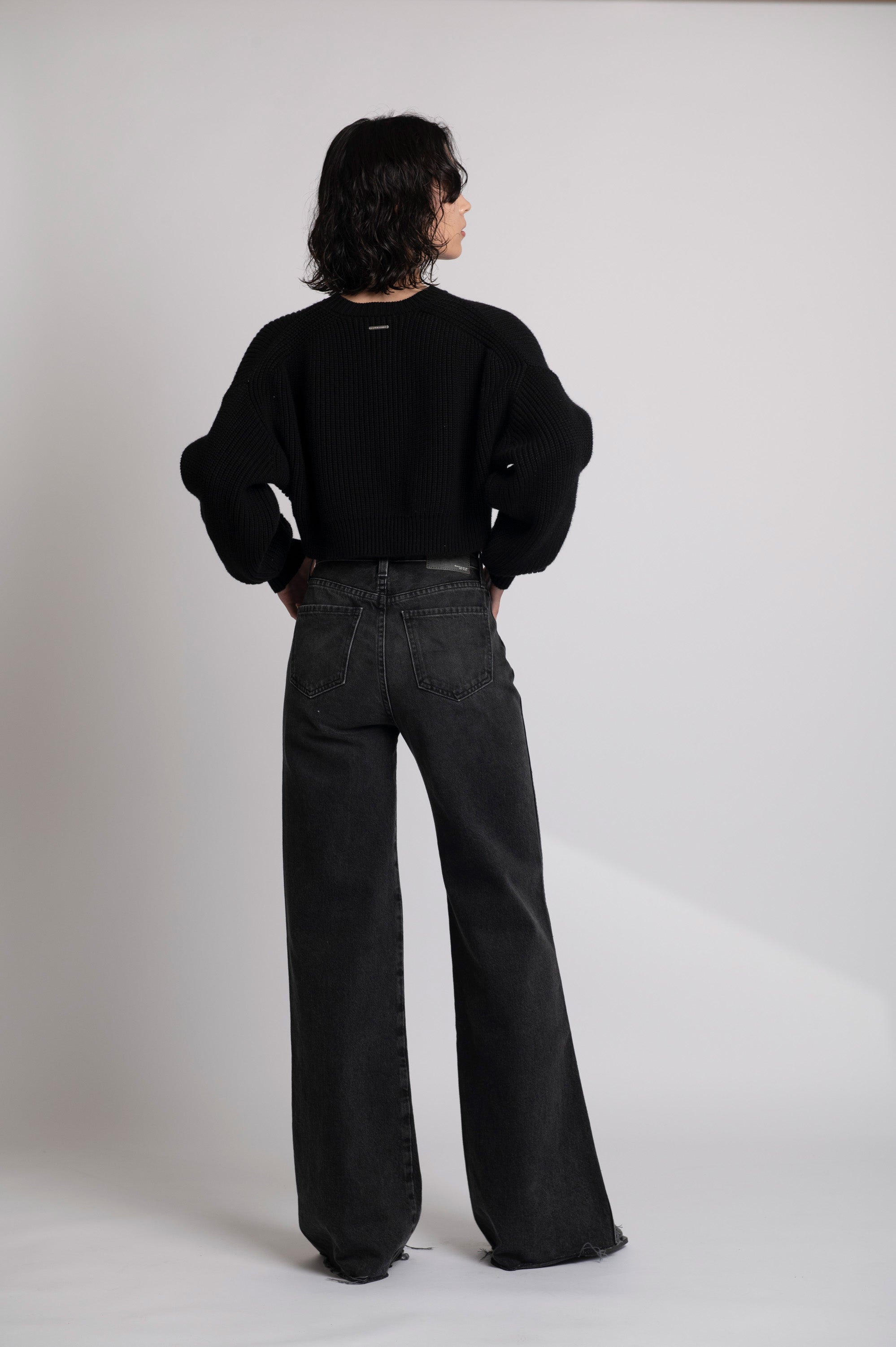 Rigid Wide Leg - Made In USA Model Black