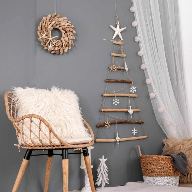 流木ツリー ウォールツリー クリスマスツリー 壁掛け ウォール