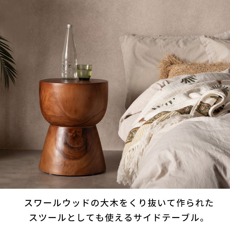 バリ島のヴィラやホテルでよく使われているモンキーポッドの丸太から