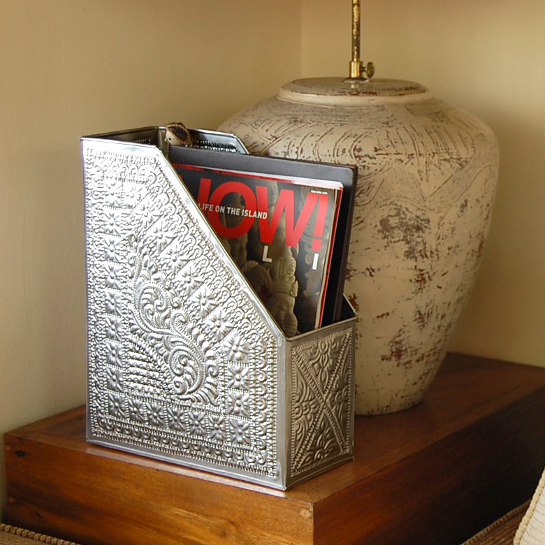 アルミのマガジンスタンド[10582]【a4 おしゃれ インテリア オシャレ