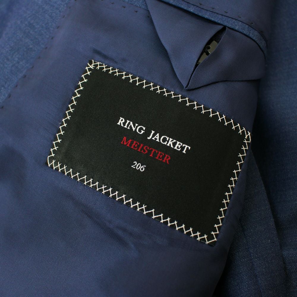 RING JACKET MEISTER 206 スーパー160`s 4PLY ウール×モヘヤ×シルク