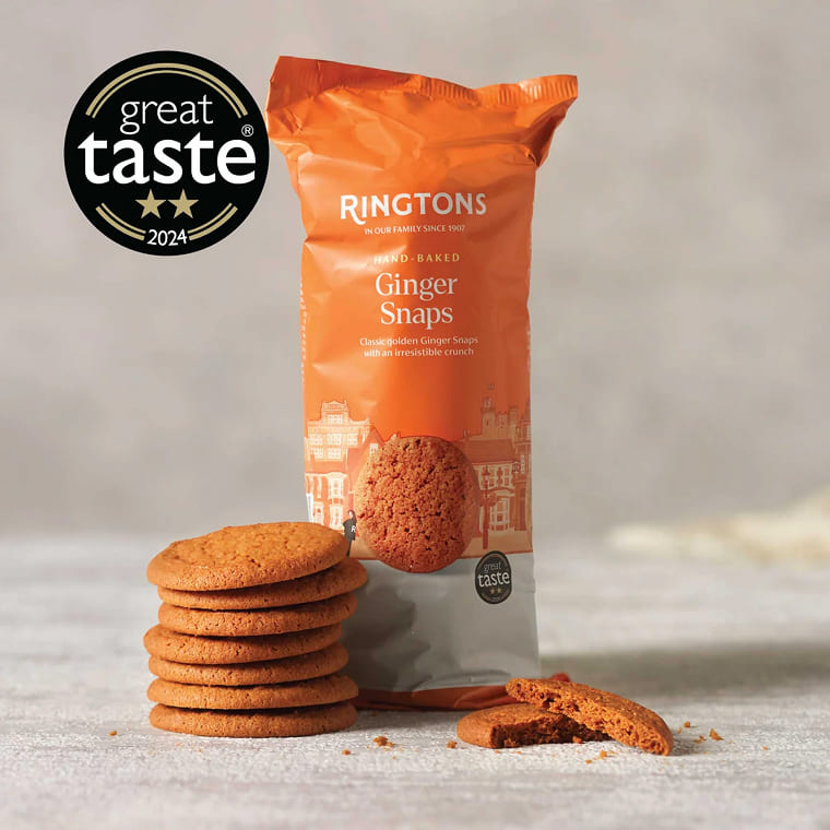 英国紅茶 Ringtons リントンズ 【ゴールド＆サルタナクッキーペア