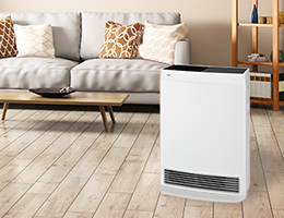 温水ルームヒーター（床置移動型） － リンナイ