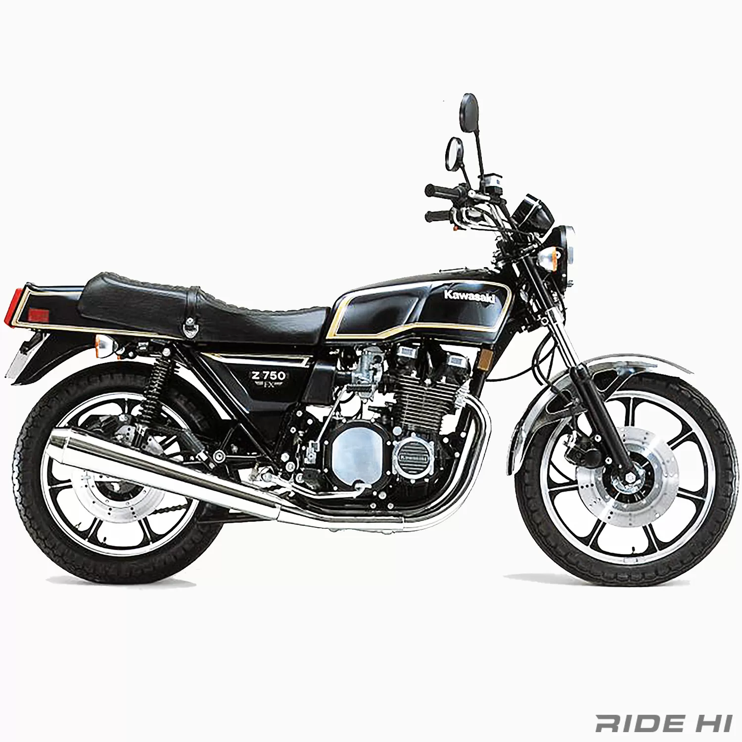 角Z（Z750FX/Z1000MKII）の発端はZ1-Rの直線基調デザイン！【この