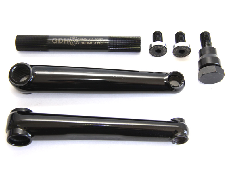 ANSWER クランクセット 125mm ブラック bmx Answer BMX Cranks for BMX