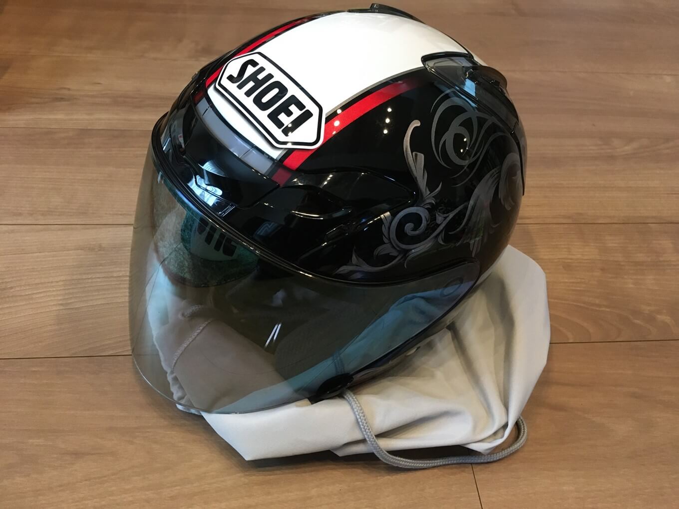 SHOEI 修理サポートでヘルメットが新品みたいになって戻ってきた