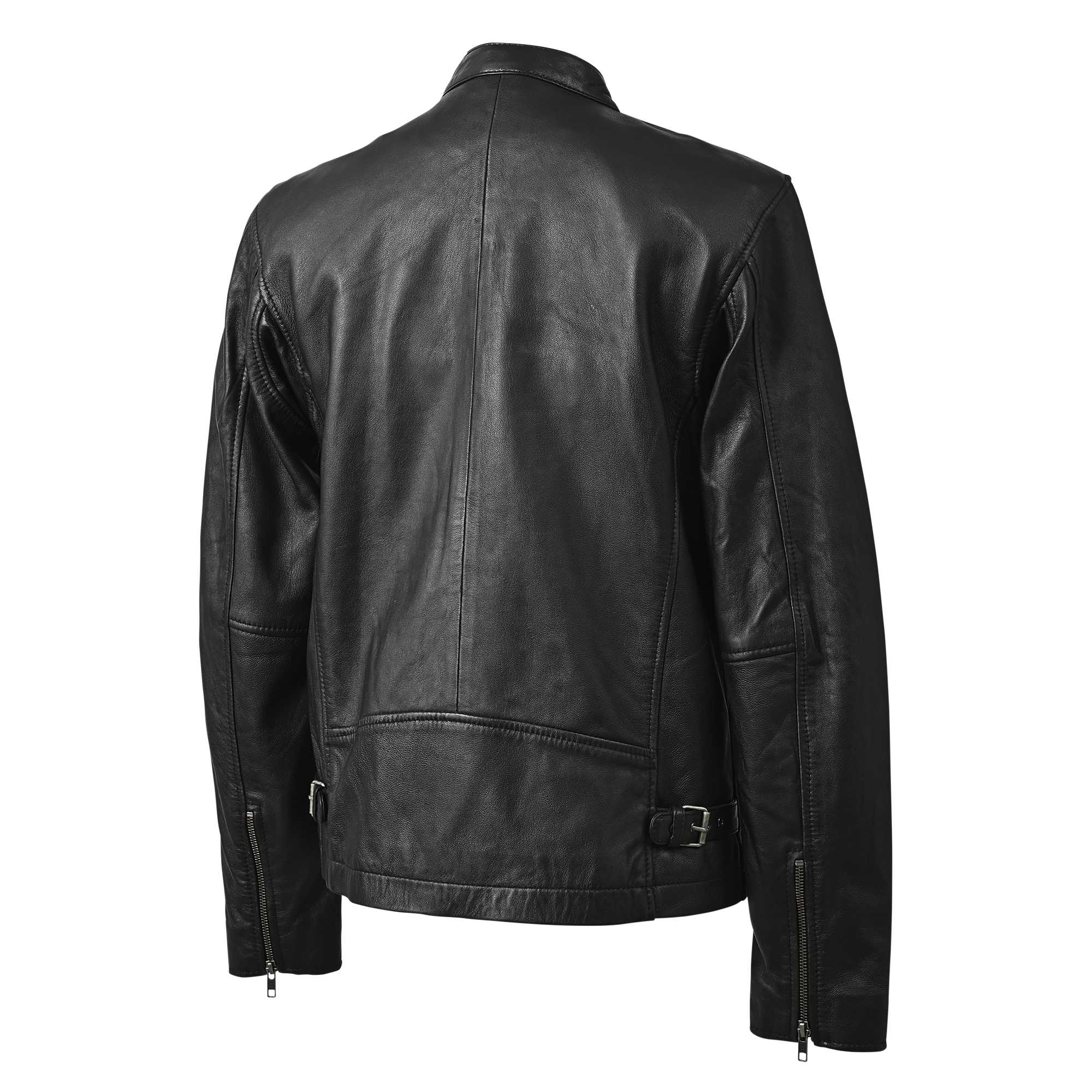 RIDEZ ACE JACKET LAMP BLACK RLJ110 シングルライダースジャケット