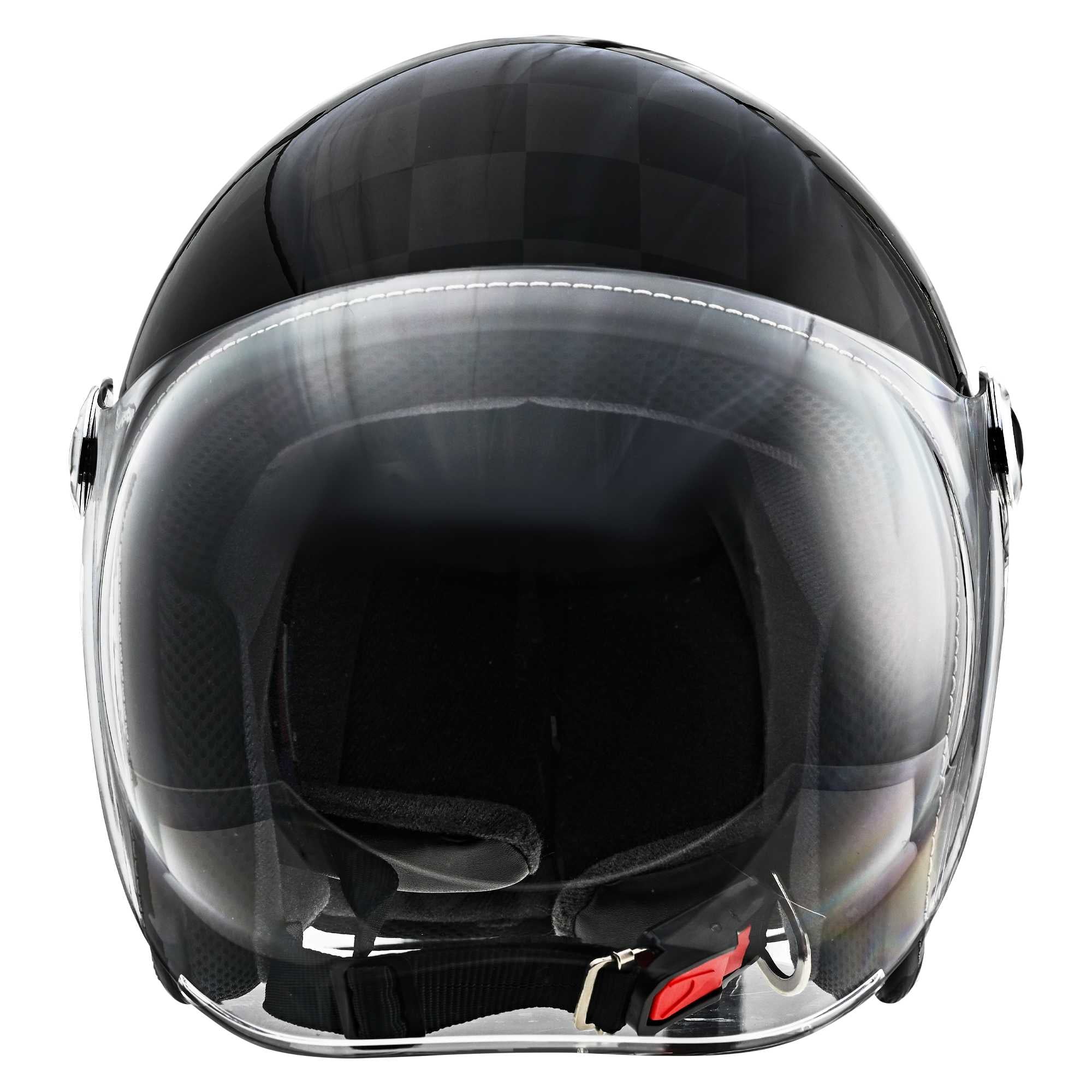 クラシカルでおしゃれ。これがRIDEZの新しいZZヘルメット。少し大きめ