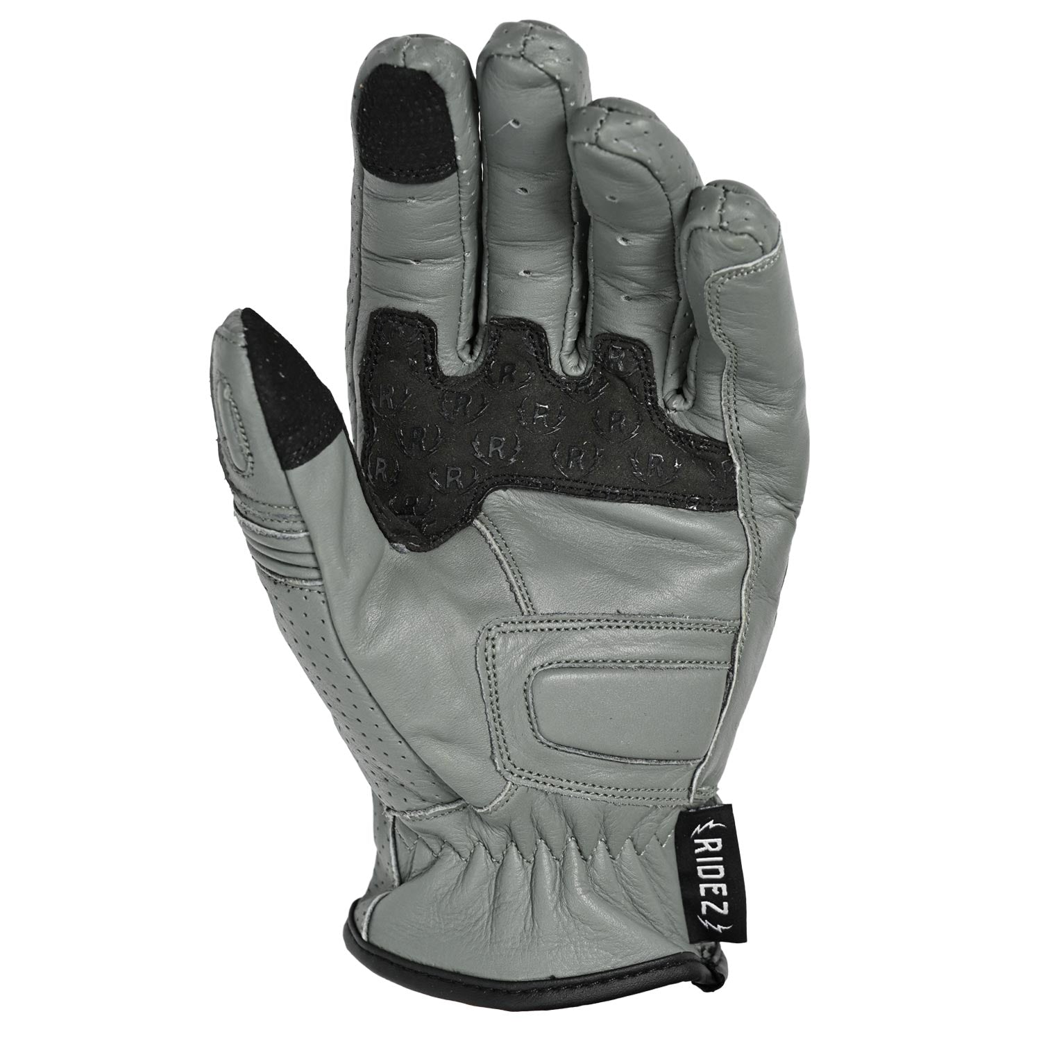 RIDEZ MOTO GLOVES DEFOE バイク用 レザーグローブ GRAY RLG2201