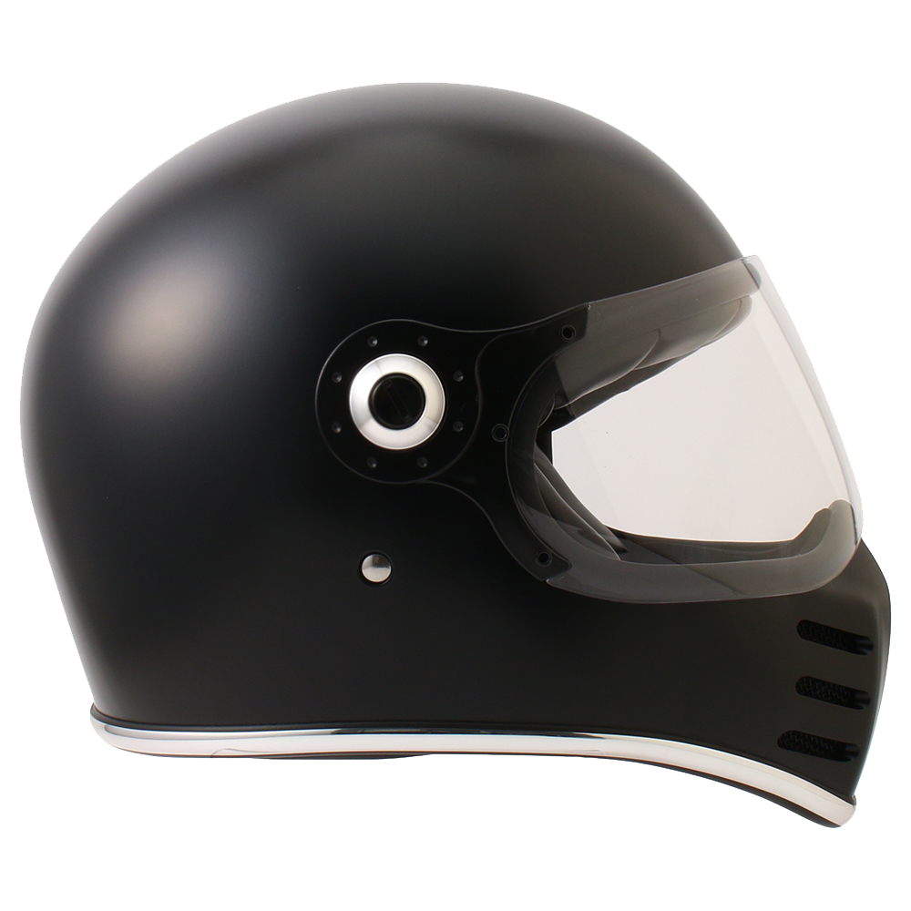 RIDEZ Xヘルメット バイク用フルフェイスシールド付き マッドブラック