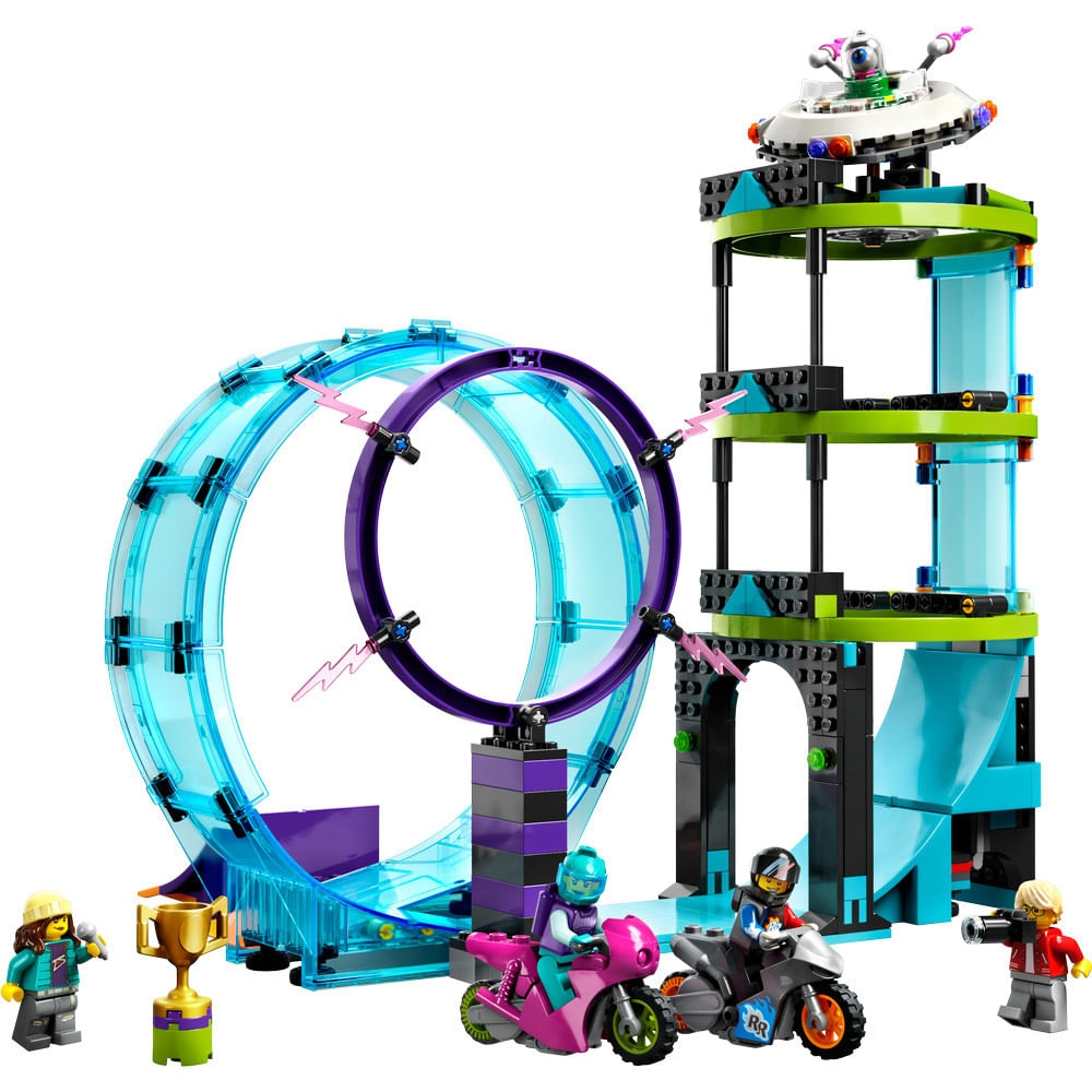 Confira LEGO City - Desafio Supremo em Motos de Acrobacias - 60361