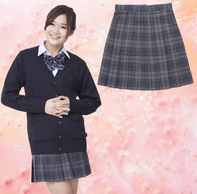 グレーピンクスカート パンジーパンジー | 制服通販リサアンドザスター