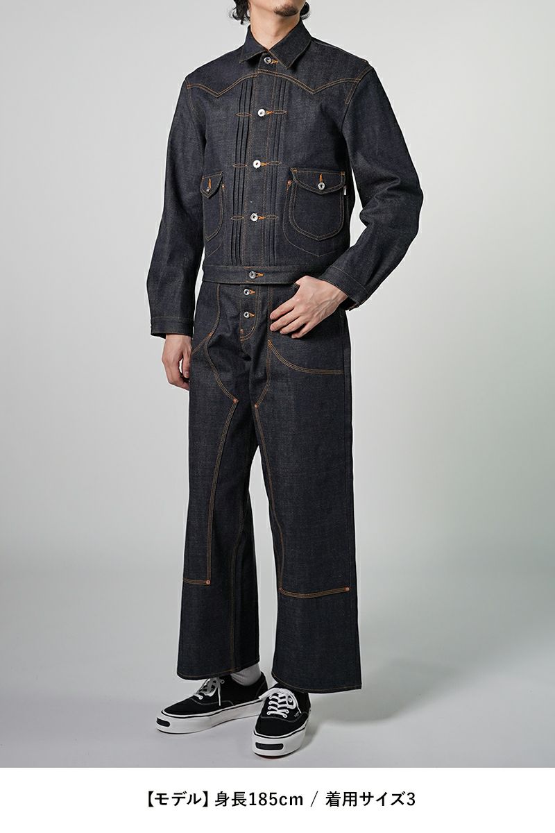 Classic Double Knee Denim Pants クラシックダブルニーデニムパンツ