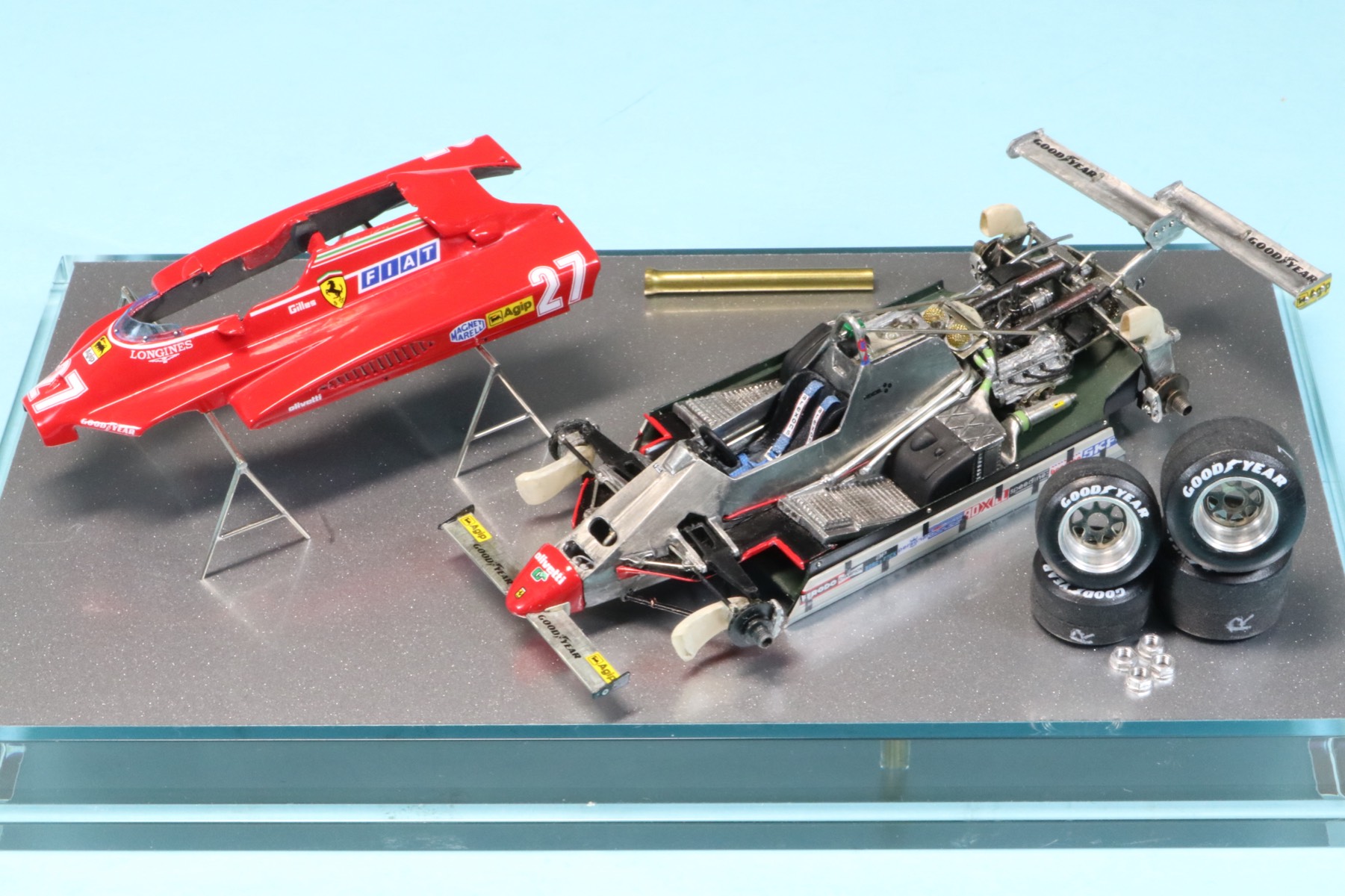 個人製作完成品 委託販売品 1/43 フェラーリ 126C2 ロングビーチGP