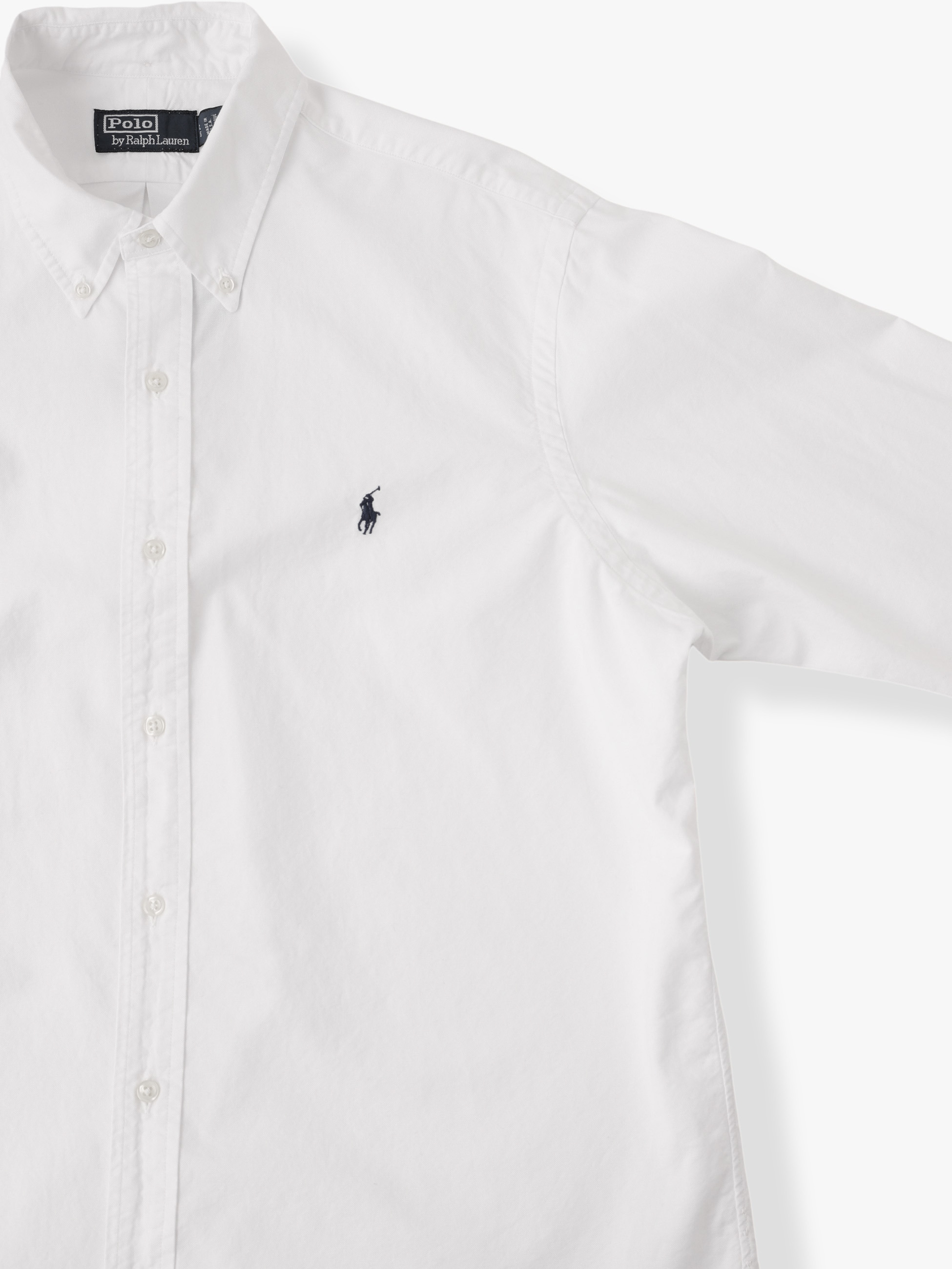 エンブロイダリーボタンダウンシャツ（ホワイト）｜Polo Ralph Lauren